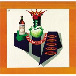 ADVERTISING POSTER BEVERAGE - CARPANO PUNT & MES…