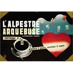 ADVERTISING POSTER BEVERAGE - L'ALPESTRE ARQUEBUSE…