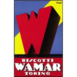 ADVERTISING POSTER FOOD - BISCOTTI WAMAR…