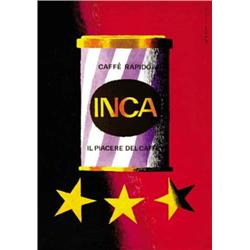 ADVERTISING POSTER FOOD - LOTTO DI N. 2 MANIESTI PER MARCHE DI CAFFÈ…