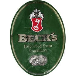 ADVERTISING POSTER BEVERAGE BEER - BECK'S…