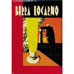 ADVERTISING POSTER BEVERAGE BEER - BIRRA LOCARNO…