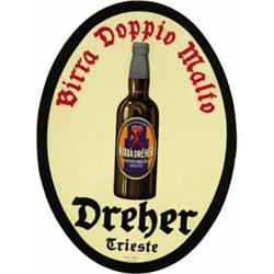 ADVERTISING POSTER BEVERAGE BEER - BIRRA DOPPIO MALTO DREHER, TRIESTE…