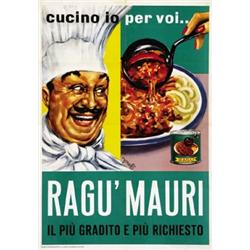 ADVERTISING POSTER FOOD - RAGU' MAURI…