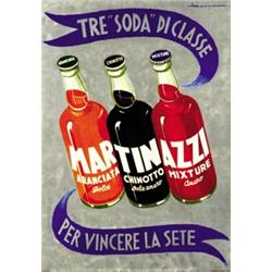 ADVERTISING POSTER BEVERAGE - MARTINAZZI…