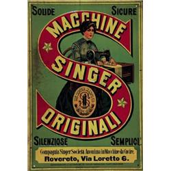 ADVERTISING POSTER - SINGER…