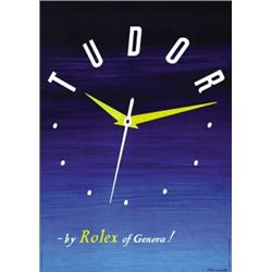 ADVERTISING POSTER - TUDOR BY ROLEX OF GENEVA…