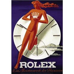 ADVERTISING POSTER - ROLEX…