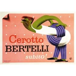 ADVERTISING POSTER - CEROTTO BERTELLI…