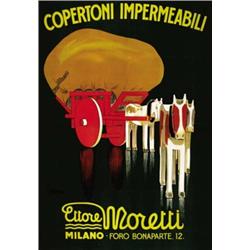 ADVERTISING POSTER - COPERTONI IMPERMEABILI MORETTI…