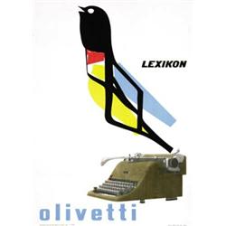 ADVERTISING POSTER - OLIVETTI…