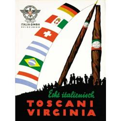 ADVERTISING POSTER - TOSCANI VIRGINIA…