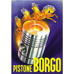 ADVERTISING POSTER - PISTONE BORGO…