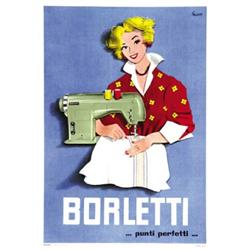 ADVERTISING POSTER - BORLETTI…