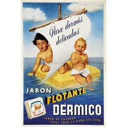 ADVERTISING POSTER - JABON FLOTANTE DERMICO…