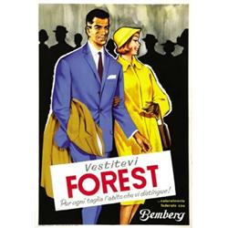 FASHION ADVERTISING POSTER - VESTITEVI FOREST…
