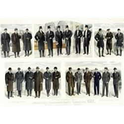 FASHION ADVERTISING POSTER - LE MUSEE DES TAILLEURS ILLUSTRE, TORINO…