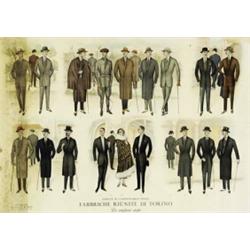 FASHION ADVERTISING POSTER - FABBRICHE RIUNITE DI TORINO…