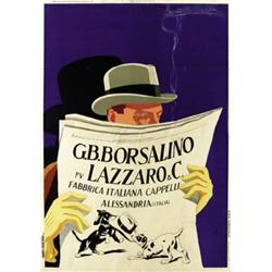 FASHION ADVERTISING POSTER - G.B.BORSALINO…