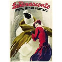 FASHION ADVERTISING POSTER - LA RINASCENTE…