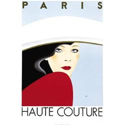 FASHION ADVERTISING POSTER - PARIS HAUTE COUTURE…