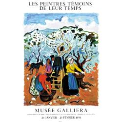 ADVERTISING POSTER OF EXHIBITIONS - MUSEE GALLIERA…