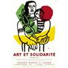 Image 1 : ADVERTISING POSTER OF EXHIBITIONS - ART ET SOLIDARITE…