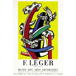 ADVERTISING POSTER OF EXHIBITIONS - F.LEGER, MUSEE DES ARTS DECORATIFS…