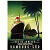 Image 1 : ADVERTISING NAVIGATION POSTER - HAMBURG-SUD…