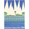 Image 1 : ADVERTISING SPORT POSTER - FEDERAZIONE ITALIANA VELA…