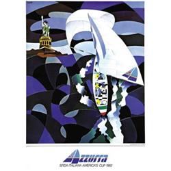 ADVERTISING SPORT POSTER - AZZURRA…
