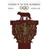 Image 1 : ADVERTISING SPORT POSTER - GAMES OF THE XVII OLYMPIAD ROMA…