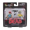 Image 1 : WALKING DEAD MINIMATES 5 ZOMBIE AND MARTINEZ