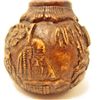 Image 2 : HAND CARVED STONE CHINESE SNUFF BOTTLE - OLD MEN