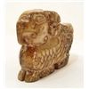 Image 1 : HAND CARVED JADE CHINESE FIGURINE - RAM BEAST