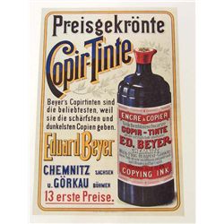 COPIR-TINTE COPYING INK AD 8 X 10 GICLEE CANVAS PRINT