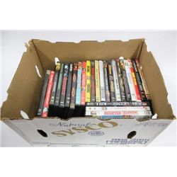 BOX WITH 25 DVD MOVIES ON CHOICE