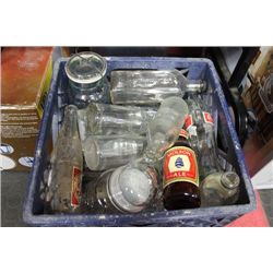 BOX OF OLDER COLLECTOR BOTTLES