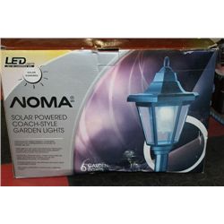 NOMA SOLAR POWERED GARDEN LIGHT SET