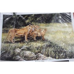 LION NUMBERED PRINT