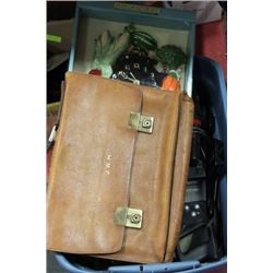 BOX OF MIXED TOOLS AND COLLECTIBLES