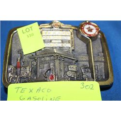 BELT BUCKLE ON CHOICE: TEXACO GASOLINE