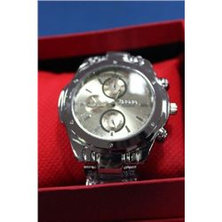 NEW MENS STAINLESS STEEL WATCH ON CHOICE