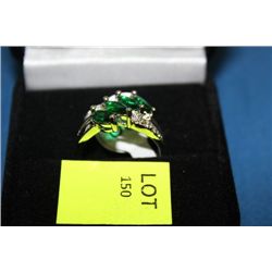 LADIES DESIGNER LAB PERIDOT RING ON CHOICE : 9