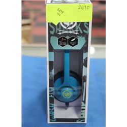 PAIR OF WICKED OVER EAR HEADPHONES