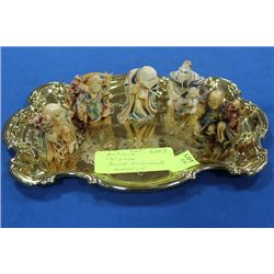 ANTIQUE CHINESE BONE ORNAMENTS MARKED