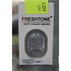FRESH TONE SOFT COLOUR LENSES ON CHOICE: GREY