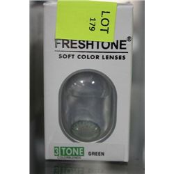 FRESH TONE SOFT COLOUR LENSES ON CHOICE: GREEN
