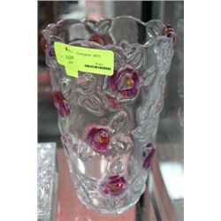 COLOURIZED DECORATIVE GLASS VASE