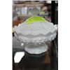 Image 1 : FENTON HOBNAIL SIGNED LIDDED DISH